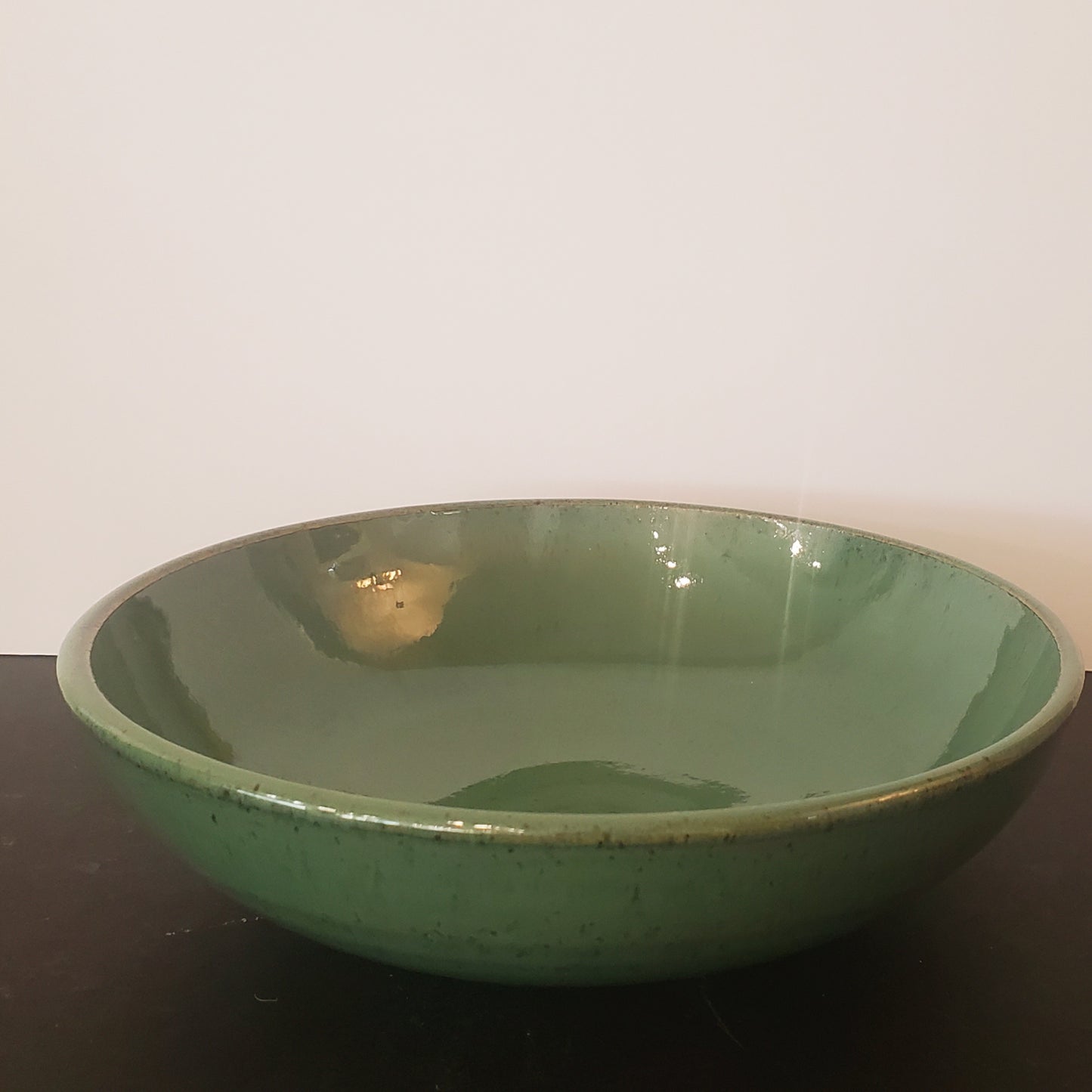 Forest Green Ceramic Serving Bowl