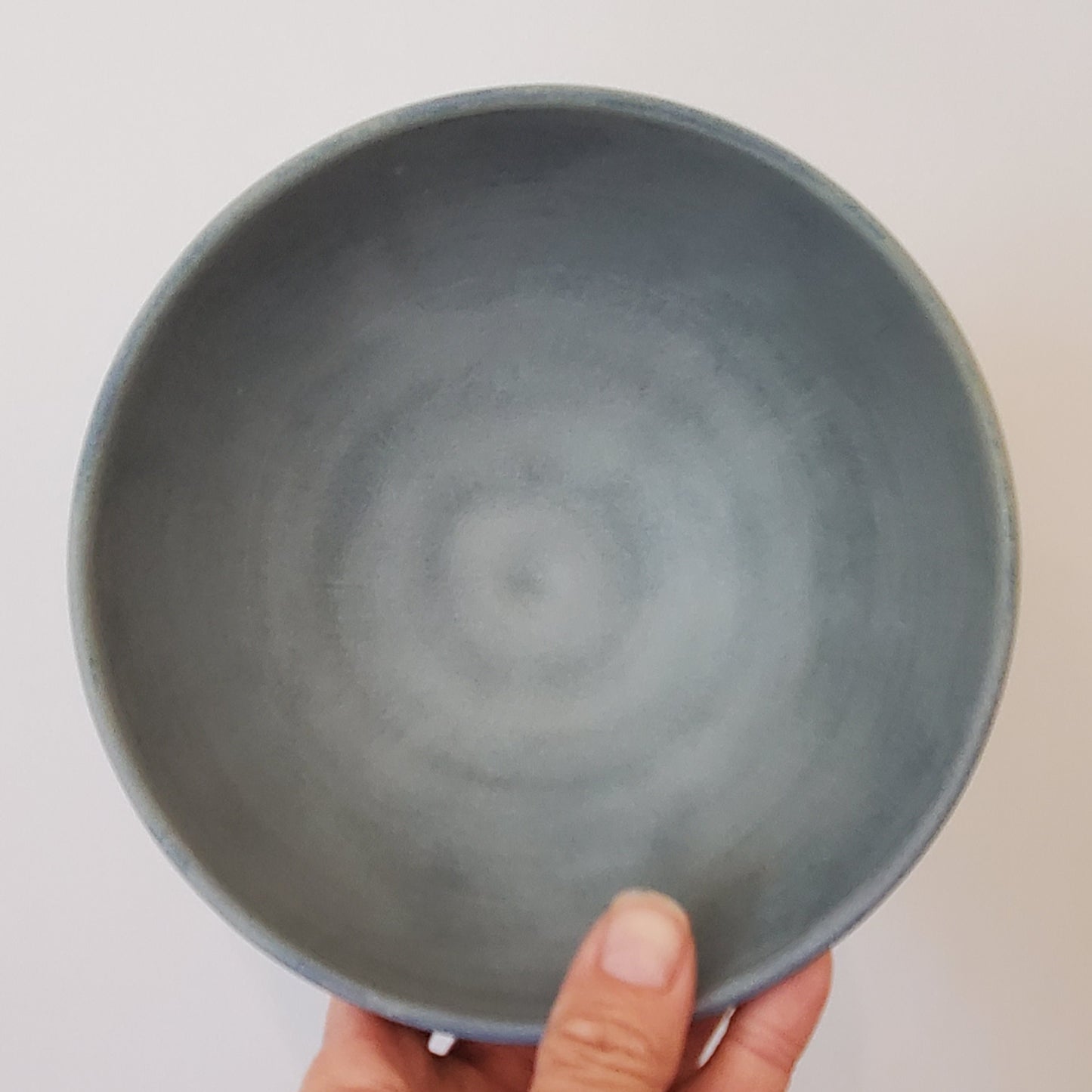 Slate Blue Ceramic Bowl