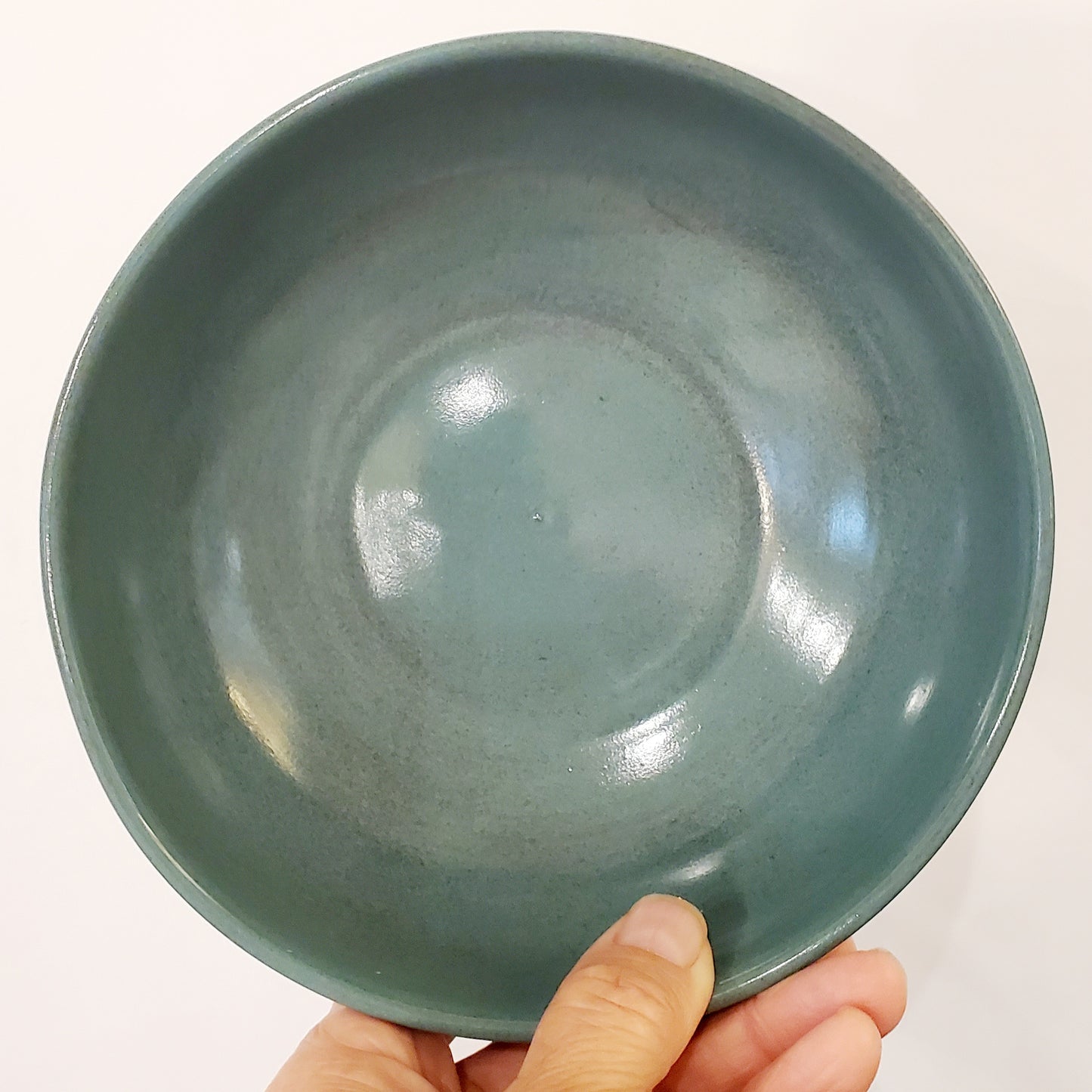 Teal Blue Ceramic Bowl