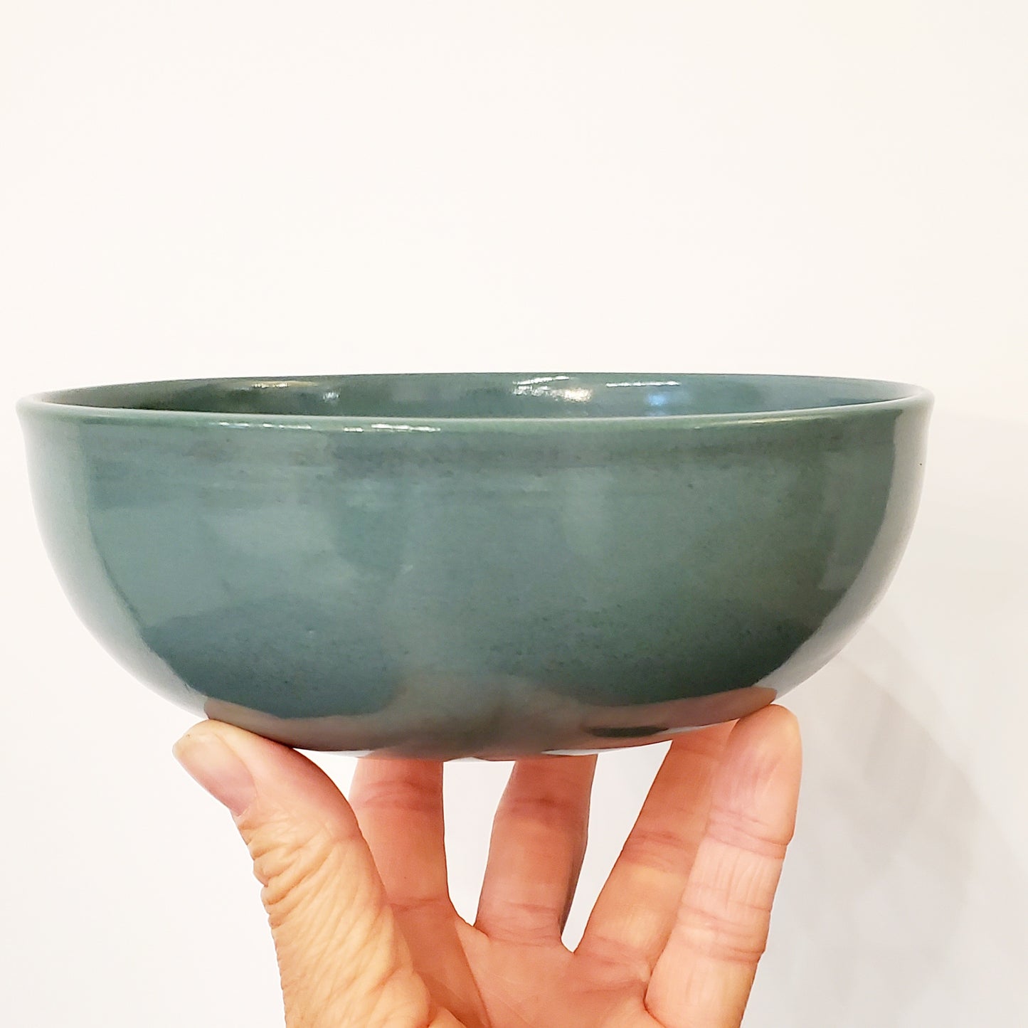 Teal Blue Ceramic Bowl