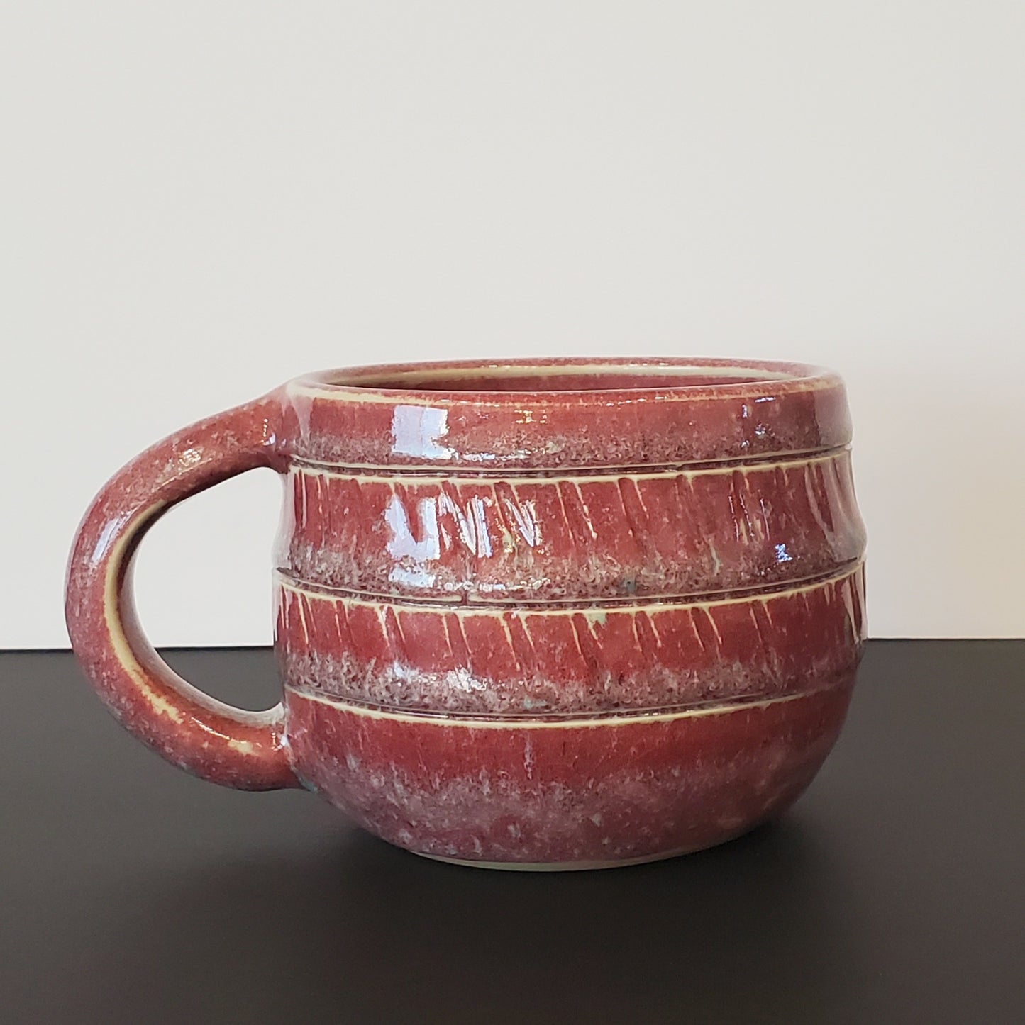 Rustic Red Ceramic Mug