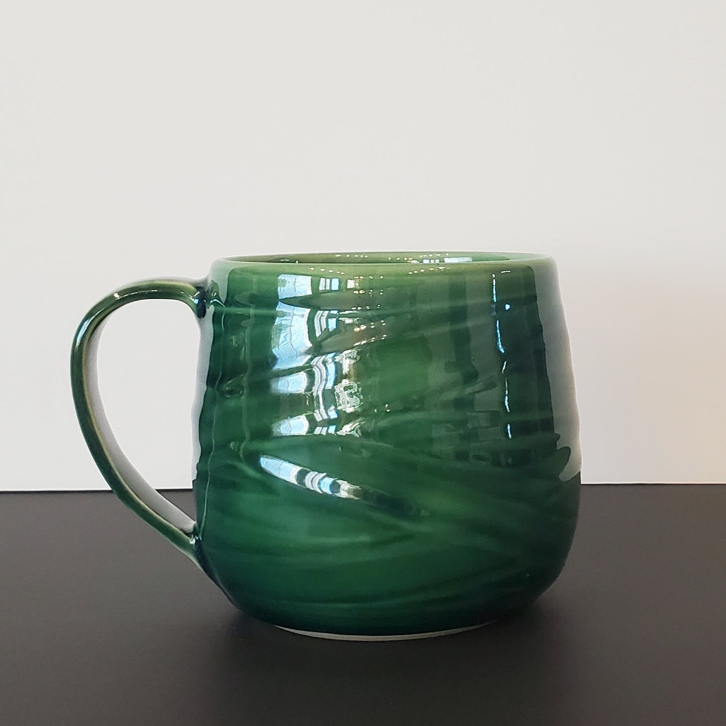 Emerald Green Swirl Mug