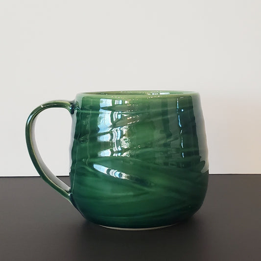 Emerald Green Swirl 14 oz. Mug