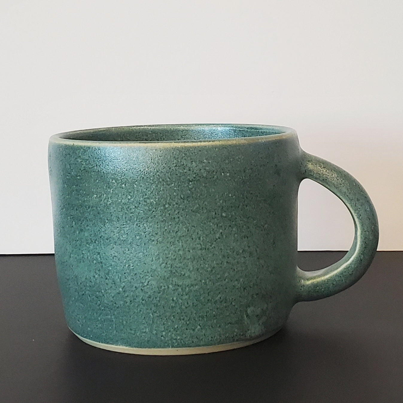Matte Teal Ceramic Mug