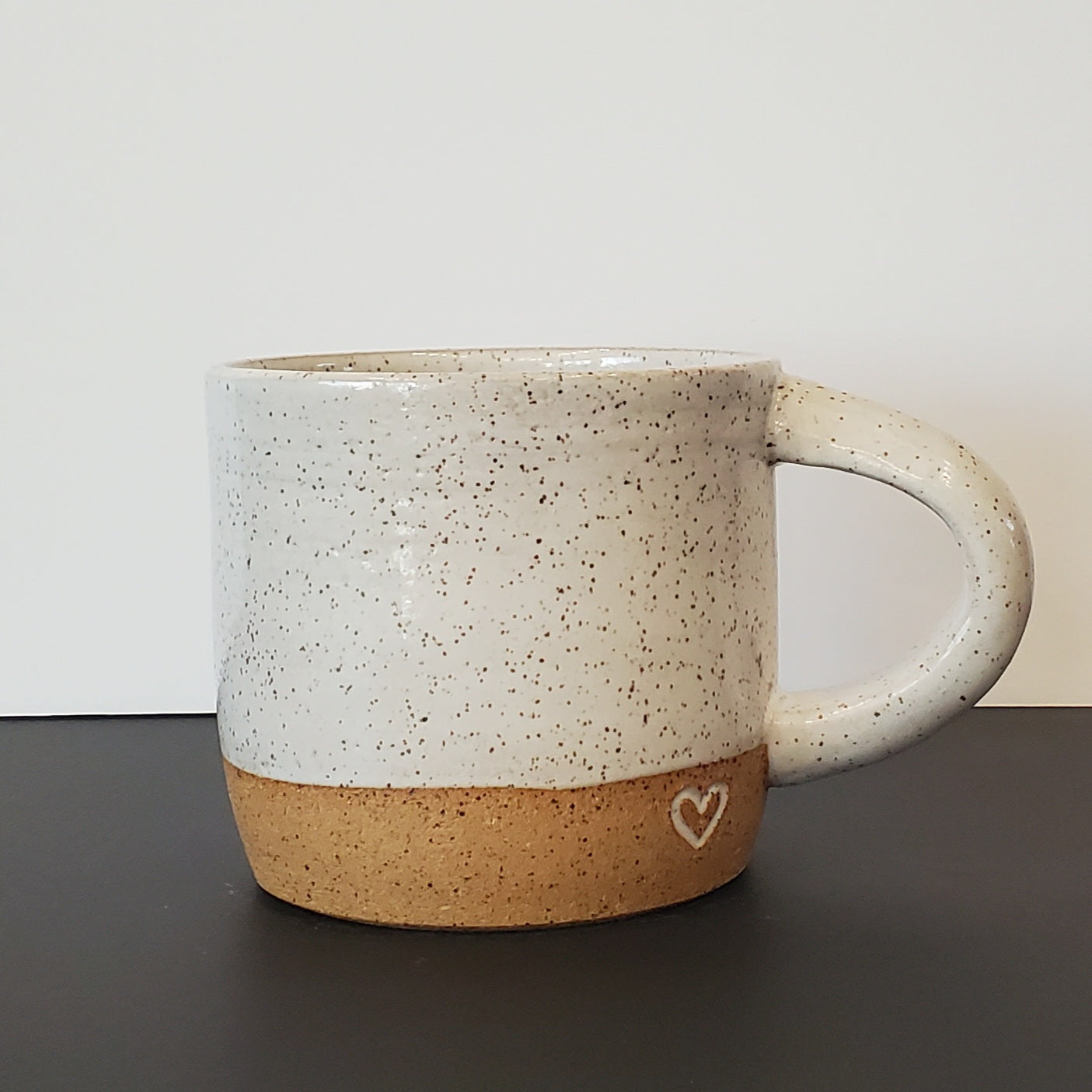 Sand and Snow Heart Mug