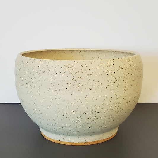 Decorative Speckled Ivory Ceramic Bowl