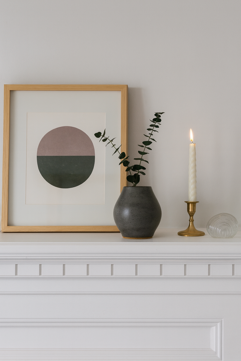Charcoal Ceramic Vase