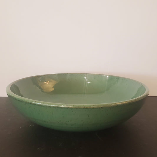 Forest Green Ceramic Serving Bowl