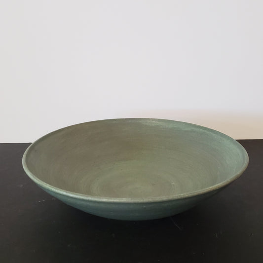 Antique Sage Green Ceramic Bowl