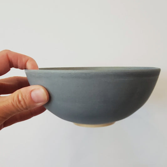 Slate Blue Ceramic Bowl