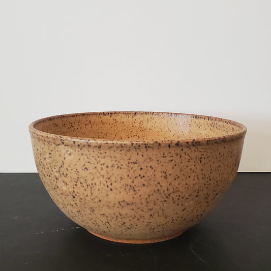 Golden Speckled Ceramic Mixing Bowl