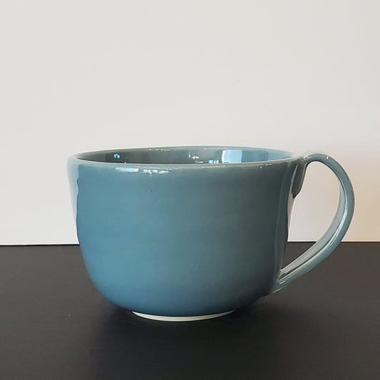 Sky blue Ceramic Tea Cup