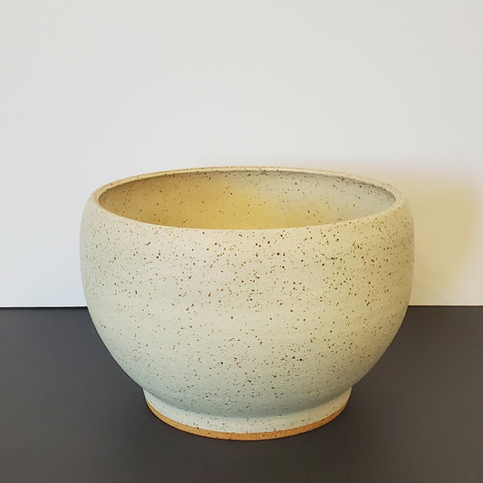 Decorative Speckled Ivory Ceramic Bowl