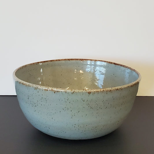 Misty Blue Ceramic Bowl