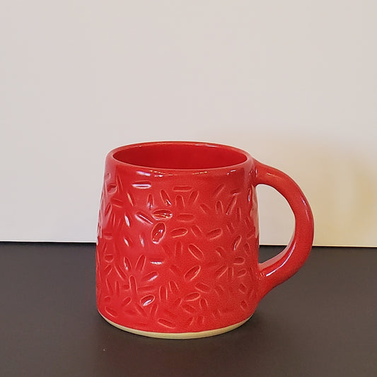 Crimson Red Ceramic Mug