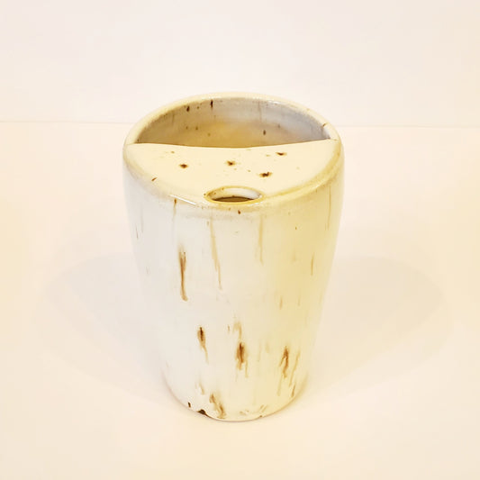 Ivory Drip Travel Tumbler