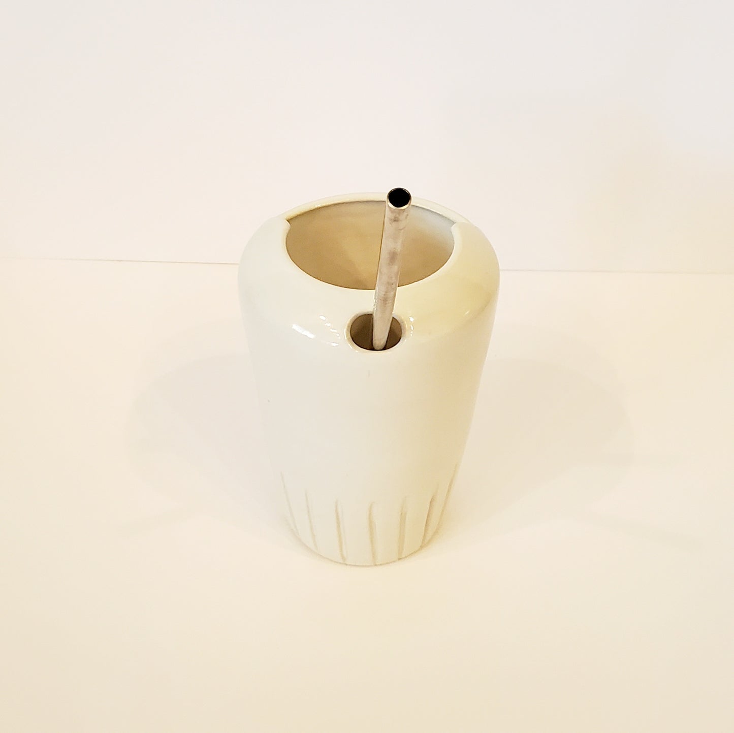 White Travel Tumbler