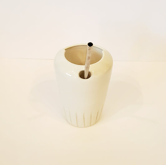 White Travel Tumbler