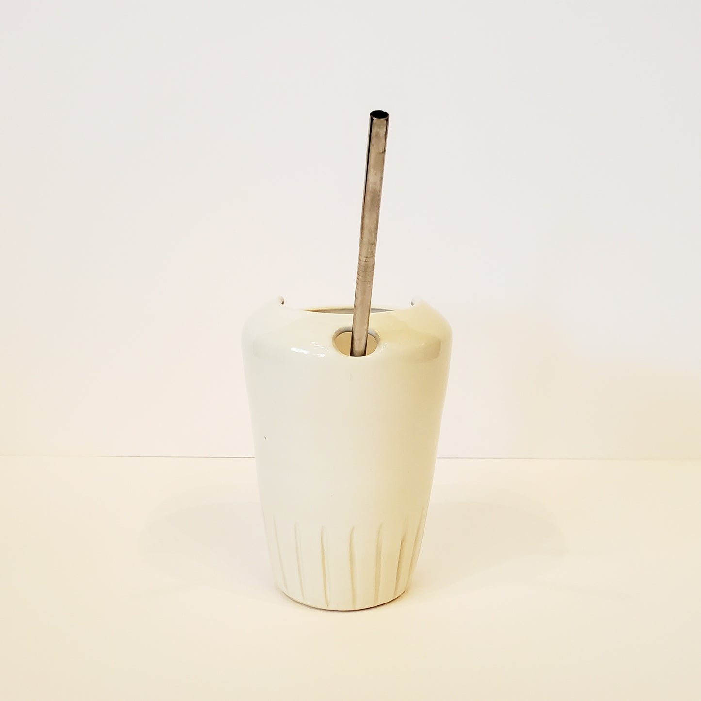 White Travel Tumbler
